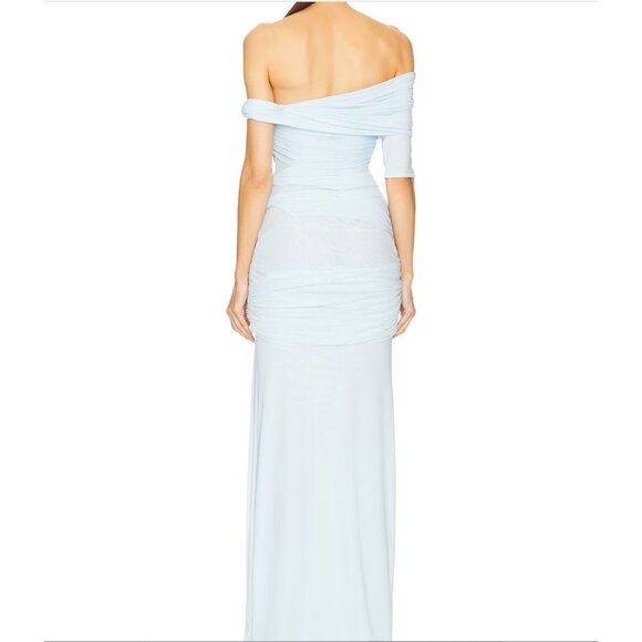 NEW Deme by Gabriella Alba Maxi Dress in Ice Blue NWT - Size Small - Picture 2 of 10